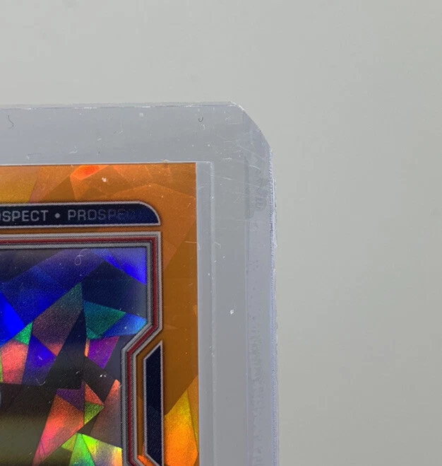 2021 Bowman Draft Sapphire Edition JORDYN ADAMS ORANGE REFRACTOR /25 ANGELS - Image 3 of 4