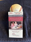 Phil Rizzuto HOF 94 Autographed OAL Bobby Brown Baseball JSA COA Vintage — photo 2