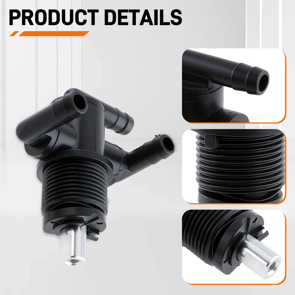 Fuel Tank Valve Petcock 3 Way & Knob Nut For Polaris Trail Boss 325 330 7052161 Foto 4 de 4
