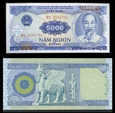 500 Iraqi Dinar  +   Recieve 5000 Vietnamese Dong Free