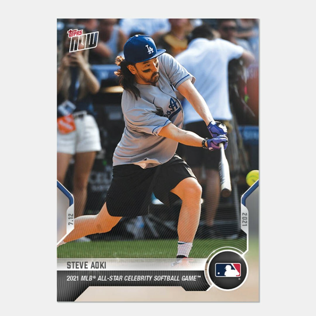 Steve Aoki - 2021 MLB TOPPS NOW® Card 506
