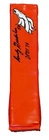 Randy Gradishar BRONCOS Signed Orange Endzone Pylon DPOY'78 SCHWARTZ JSA COA HOF