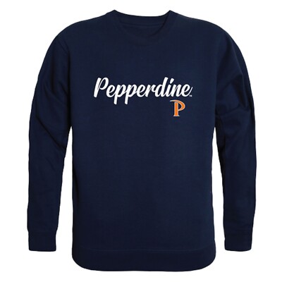 Pepperdine University Waves PU Script Crewneck Sweatshirt Sweater