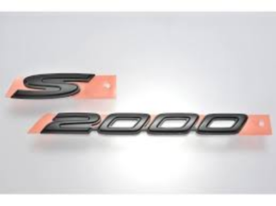 Genuine HONDA OEM S2000 AP1/AP2 Fender Side BLACK Emblem Badge Set