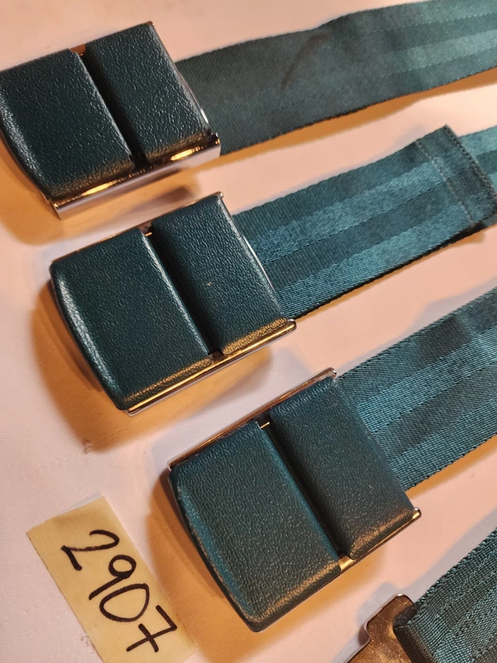 CINTURONES DE SEGURIDAD FORD MERCURY 1963-1965 MUSTANG GALAXIE FAIRLANE RANCHERO CYCLONE OEM Foto 2 de 4