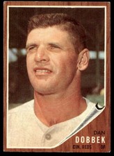 1962 Topps #267 Dan Dobbek Cincinnati Reds EX-EXMINT SET BREAK!