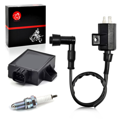 Ignition Coil Spark Plug CDI For Kawasaki Bayou 250 KLF250A , Bayou 220  KLF220A - Foto 12