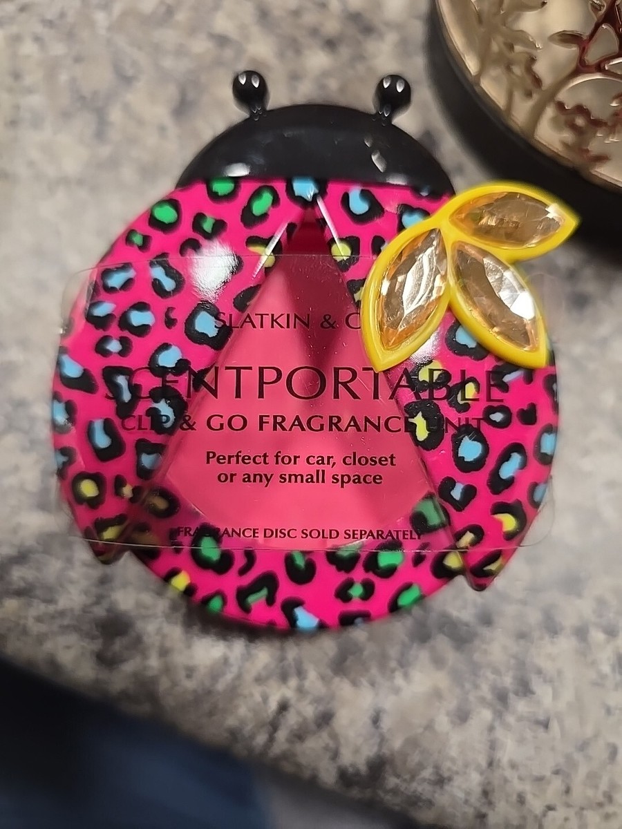 Bath & Body Works Scentportable Visor Clip Fragrance Holder Pink