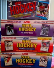 💎SELLING "4"FACTORY HOCKEY BOXES, A TOTAL OF 1,660 CARDS IN FACTORY SHAPE💎