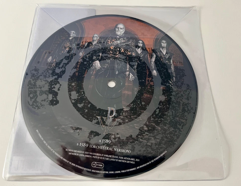 Powerwolf - 1589 - Single Picture Vinyl 7" -  Limited Edition - Bild 2 von 2