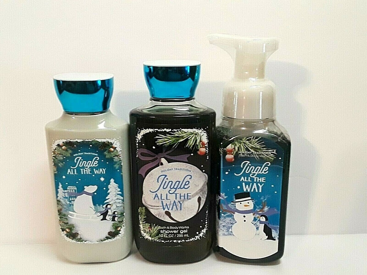 Bath Body Works Jingle All The Way Shower Gel Lotion & Gentle