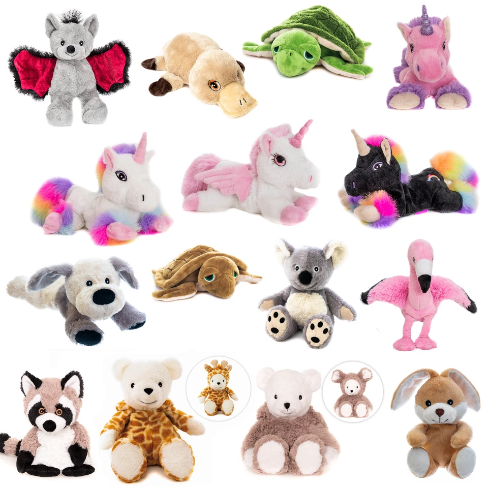 Habibi® Plush Wärmetier für Mikrowelle Fledermaus Schildkröte Koala Bär Faultier