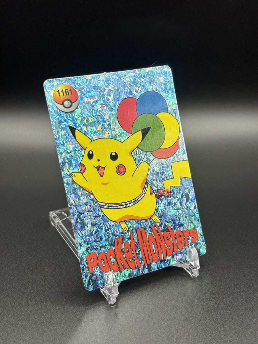 Pokemon Pocket Monsters Vending Prism Sticker birthday Pikachu