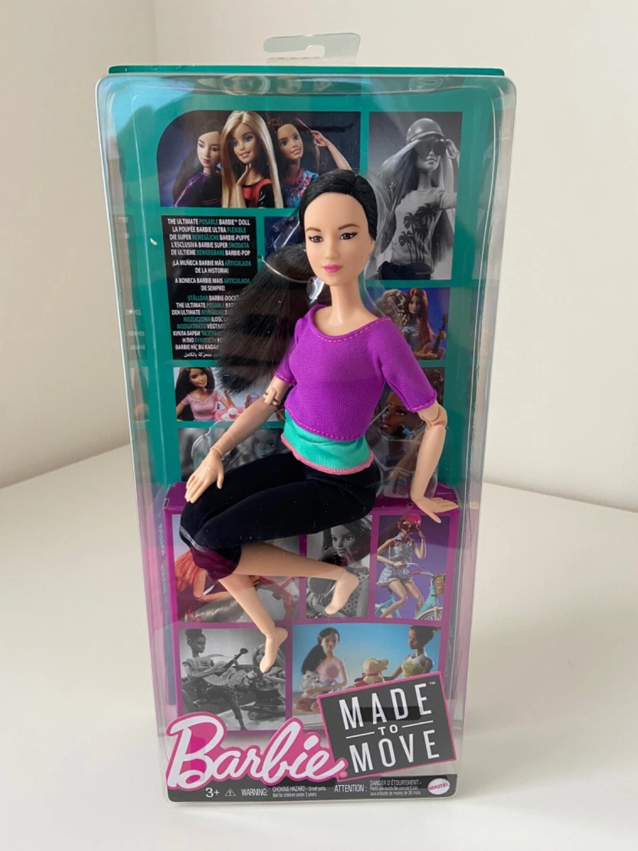 Barbie made to move top purple top