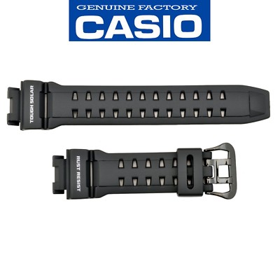 Genuine CASIO G-SHOCK Watch Band Strap GR-9110BW-1 GW-9110BW-1  Black Rubber