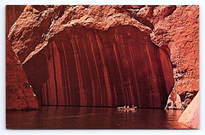 Postcard Water Cave Cascade Canyon Lake Powell Glen Canyon Recreation Page AZ