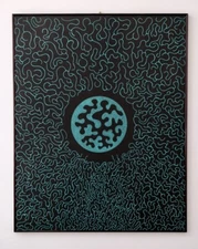 1994 Postmodern Original Art Amoeba