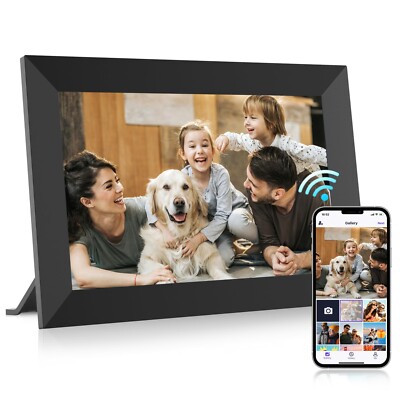NEW MaxAngel Digital Picture Frame 10.1 Inch WiFi Electronic Photo Frame (102KZ)