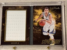 Stephen Curry 15/16 Preferred Finals Jumbo Jersey Booklet #56/99 Warriors