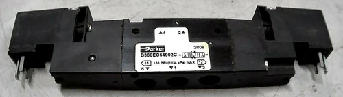 PARKER SCHRADER BELLOWS B360EC54902C CONTROL VALVE 1/8" DS 3P 24VDC *FREE SHIP*