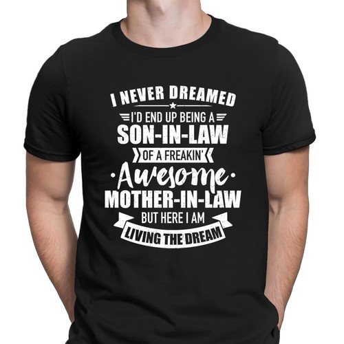 Son In Law Of Awesome Mother In Law Funny Joke Quote Mens T-Shirts Tee Top #D6 - Picture 3 of 8