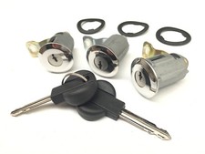 Set of 3 Door Lock Barrel for Citroen Berlingo Xsara + Picasso - 5 YEAR WARRANTY