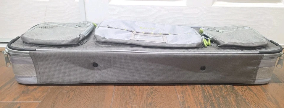 Allen Company Algodón Madera Mosca Caña de Pescar y Estuche Bolsa de Equipo, Gris/Lima Nuevo Sin Etiquetas Foto 2 de 4