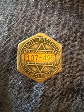 Rare 1920s Dodge Brothers Employee Id 107-496