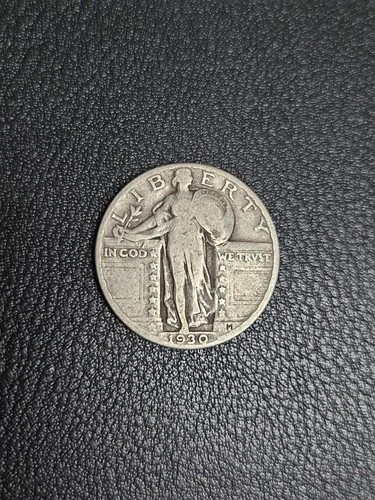 1930 Standing Liberty Quarter Fine Grade 90% Silver