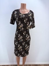 LuLaRoe Julia Women PENCIL STRETCH Dress Size L Bodycon Stretch Black NWT