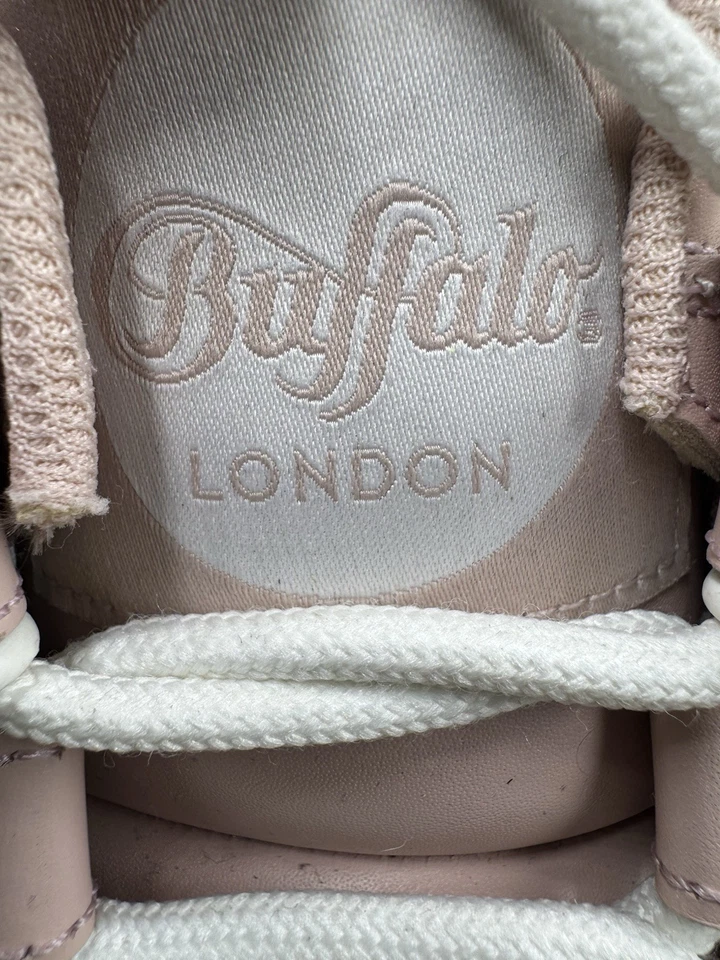 Buffalo London Plataforma Gruesa Zapatillas Tenis Rosa Zapatos Mujer’s EU 41 Foto 4 de 4