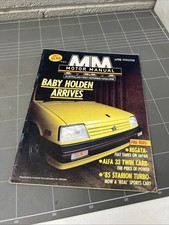VINTAGE CAR MAGAZINE MM MOTOR MANUAL 1985 HOLDEN FORD MAN CAVE MUSCLE CAR