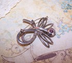 MIGUEL MELENDEZ Mexico Eagle 3 Vintage Sterling Silver Amethyst Pin Brooch — photo 7