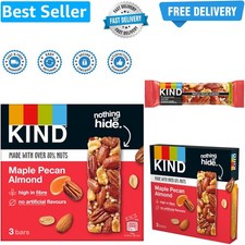Bars, Gluten Free Snack Bars, Maple Pecan Almond, High Fibre, Healthy Snack, ...