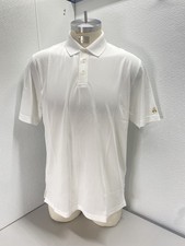 Brooks Brothers Mens Pique Performance Polo Shirt Size L White