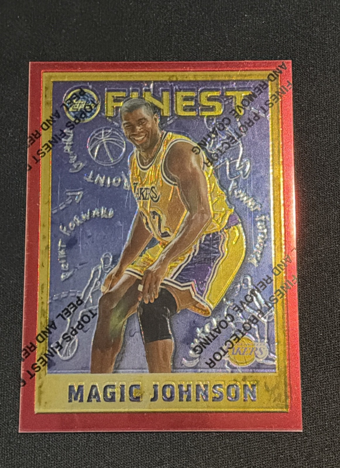 1995-96 Topps Finest - Magic Johnson #252