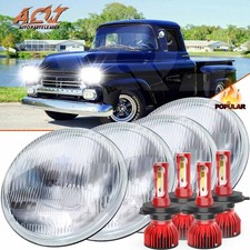 4pc For Chevrolet Truck 1958-1960 5.75 5-34 6000k Led Headlights Hi-lo Beam