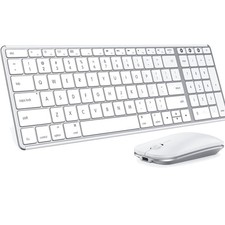 Bluetooth Keyboard and Mouse Combo for Mac, -2 Rechargeable Slim Wireless Key...