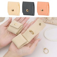 Travel Jewelry Organizer Roll Bag Case Foldable Rings Earrings Necklaces Holder