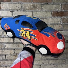 Vtg Lg 1999 NASCAR Jeff Gordon 24 Du Pont Northwest Co Plush Race Car Pillow SEE