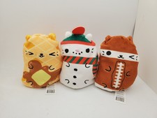 Cats vs Pickles Mini Plush Cat Lot of 3 Multicolor w/ Tags