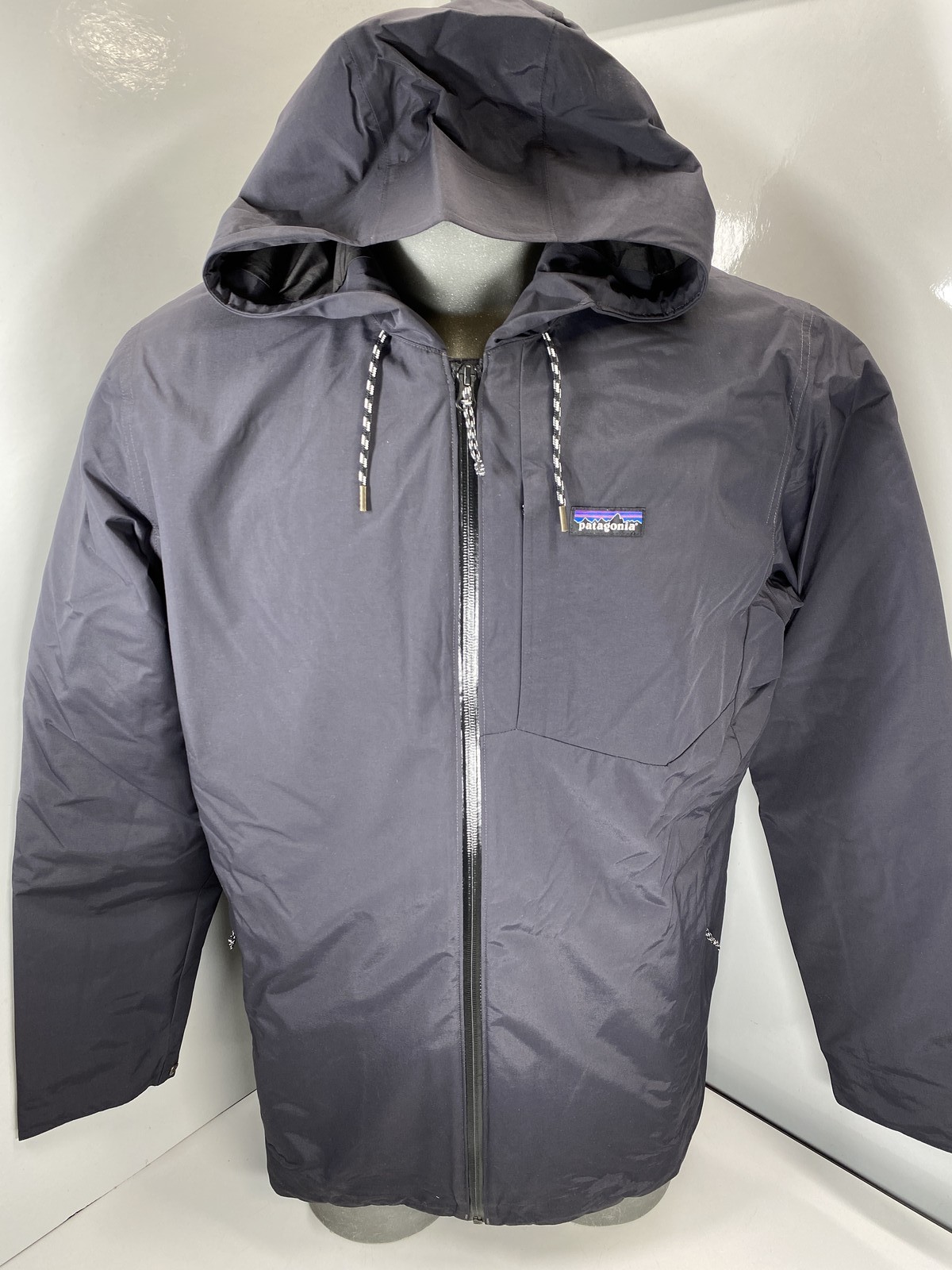 Patagonia Mens 3-in-1 Jacket Ink Black Size XL Downdrift Hooded Insulated Coat