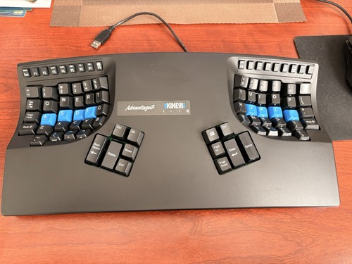 MINT CONDITION Kinesis Advantage 2 KB600 Brown Switch Keyboard