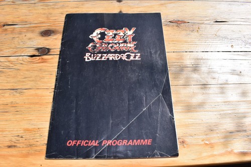 blizzard of oz 1980 Tourprogramm mit Original Wandplakat