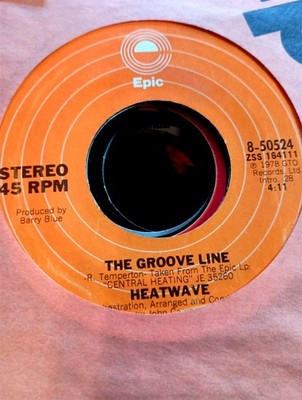 Heatwave, The Groove Line ~ 1978 Epic 45 +sleeve