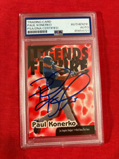 PAUL KONERKO AUTOGRAPHED SIGNED 1998 FLEER SI LEGENDS CARD PSA/DNA CERTIFIED