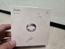SEALED Oura Ring 4 Smart Ring Activity Tracker Size 13 Silver JZ90-54220-13