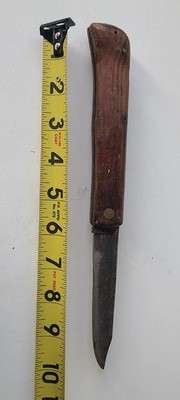 Germany vintage Friedrich Herder Knives knife pocket folding wood handle old