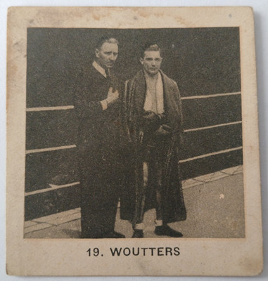 GLOBO 1937 Carte Serie CHAMPION Tous Sports Boxing card Boxen #19 FELIX WOUTERS