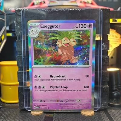 Exeggutor Paldean Fates Holo Pokémon TCG 024/091 Scarlet & Violet Rare